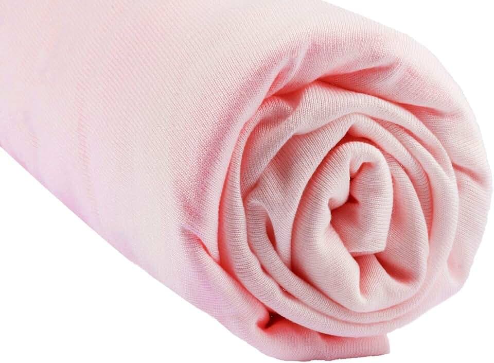 Spannbettlaken, 90 x 140 cm, für Kinderbett, mitwachsend, Juniorbett, 90 x 140 cm, dehnbar, Bambus, hypoallergen, Rosa, gesunder Schlaf, Marke Easy dor, Öko-Tex zertifiziert, Qualität | hergestellt in