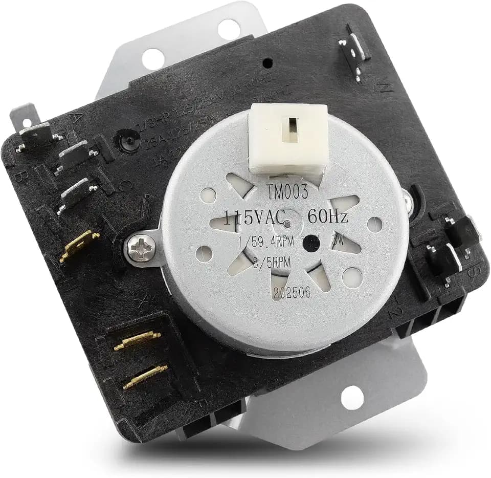 W10642932 W11409801 Dryer Timer Fit for whirlpool Dryer WETLV27FW0 Fit for Maytag YMET3800XW2 MET3800XW2 YMET3800XW2 Fit for Kenmore 11081442710 Replace 4958835 AP6977241 PS12741754 EAP12741754