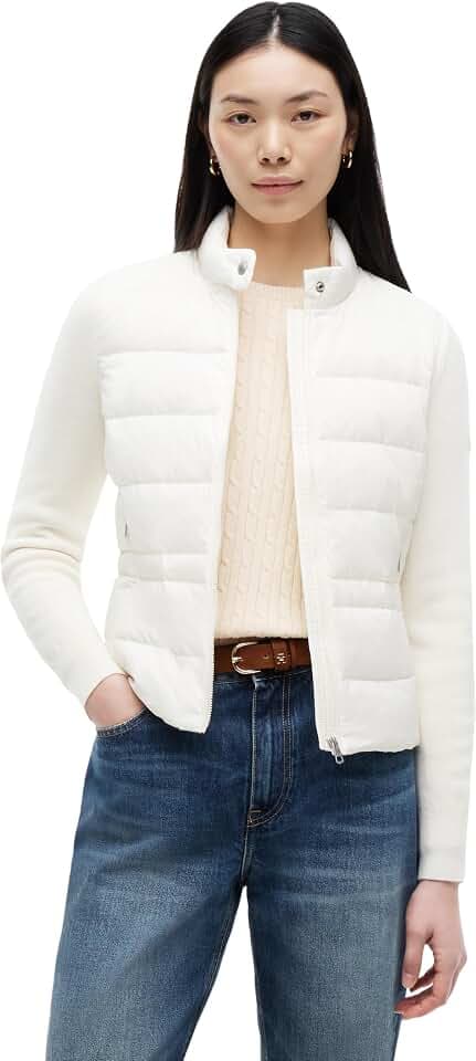 Tommy Hilfiger Damen Lw Down Knit Mix Jacket Ww0ww51095 Pufferjacke (1er Pack)