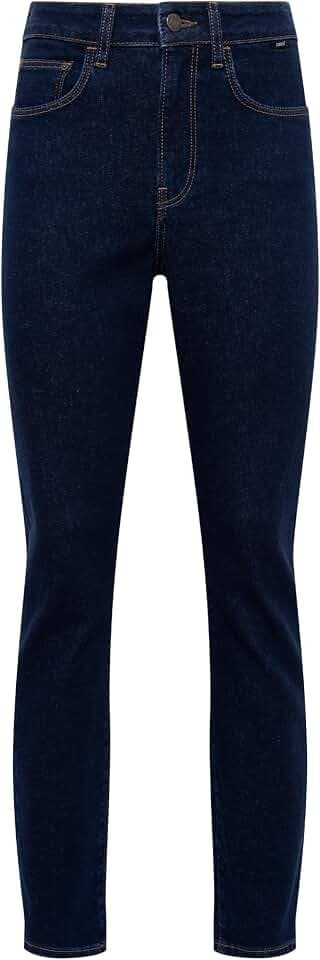 Mavi Damen Jeans Straight Leg Star Slim Mom Jeans