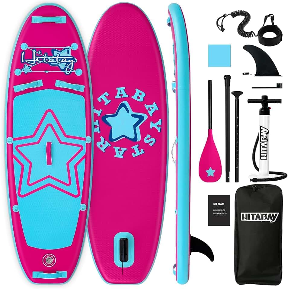 Stand Up Paddle Board im Set für Jugendliche & Kinder SUP Board Set inkl. Komplettes Zubehör, 75kg/80kg/120kg Kids SUP-Board Aufblasbar