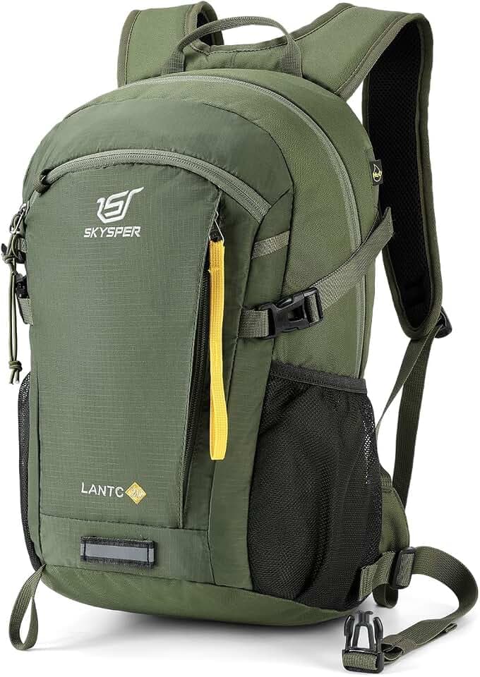 SKYSPER Small Hiking Backpack, 20L Lightweight Travel Backpacks Hiking Daypack for Women Men