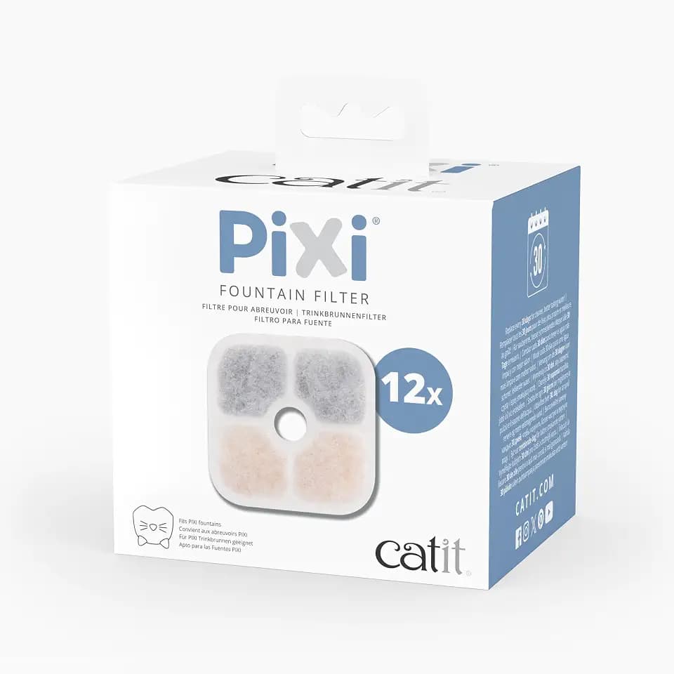 Catit PIXI Cat Drinking Fountain Filter, 12-Pack