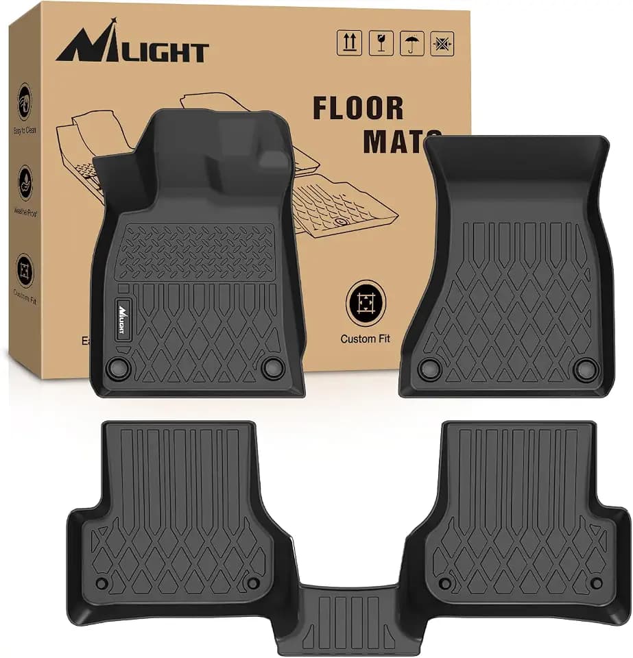 Nilight TPE Floor Mats for Audi A6 S6 A6 Quattro