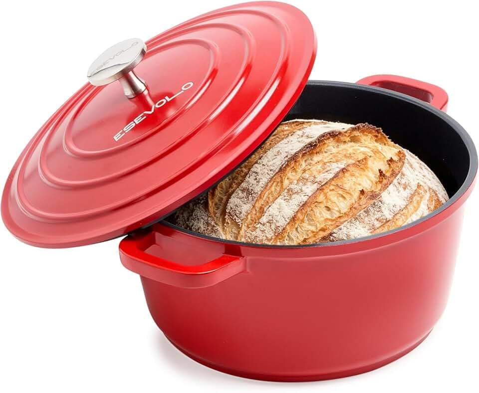 Bräter mit Deckel Schmortopf Induktion 24 cm Dutch Oven Stil 4,5 L