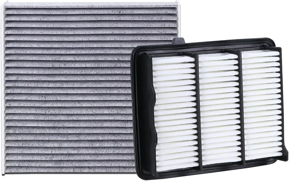 CA12290 & CF10134 Air Filter Kit Fit for 2018-22 Honda Accord 1.5L Gas Only