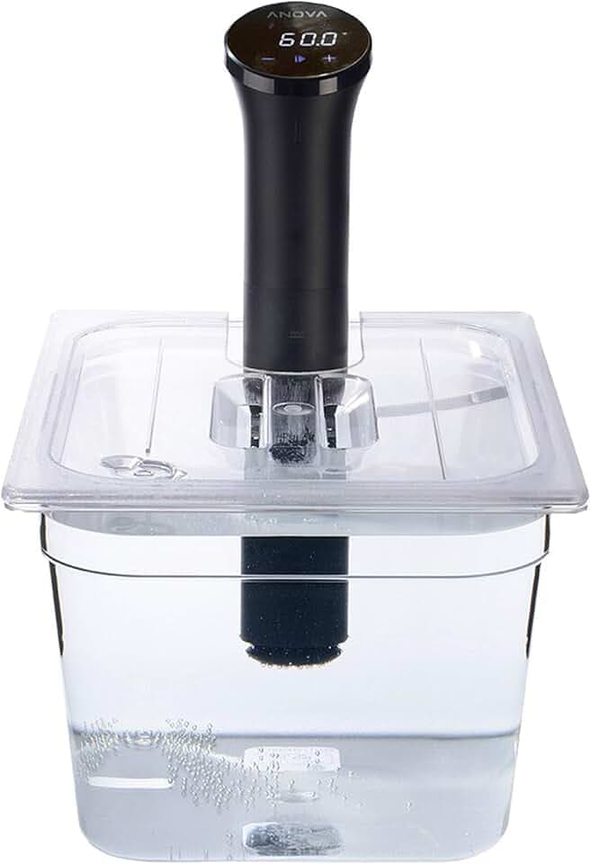 SousVideTools Container aus Polycarbonat, 11,6 l, mit Deckel passend für den Sous-Vide-Stick Nano von Anova, durchsichtig, zum Garen, frei von BPA, nicht-haftend und spülmaschinengeeignet