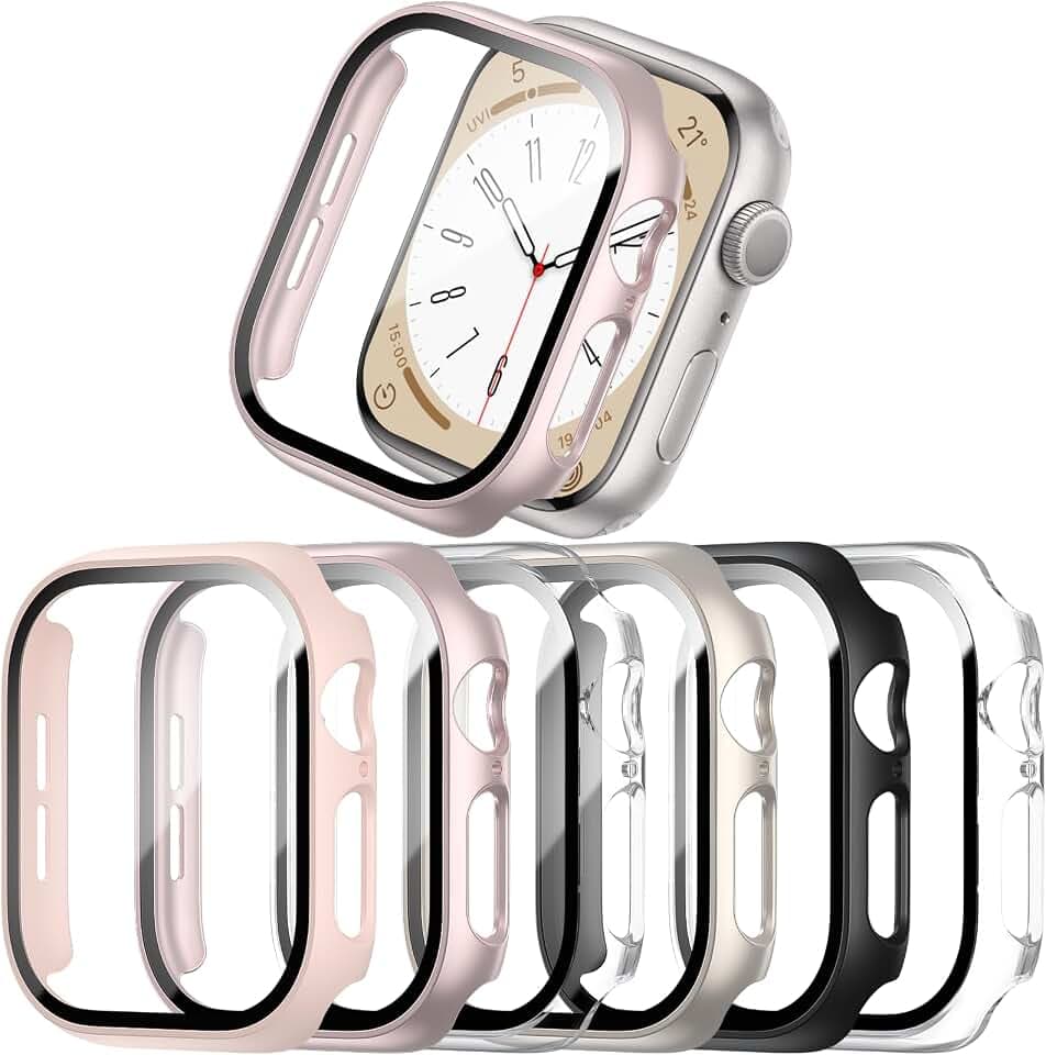 Case with Screen Protector for Apple Watch Series SE 3/SE 2/SE/6/5/4 40mm