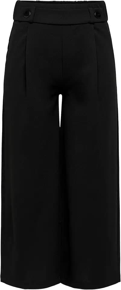 Jacqueline de Yong Damen Hose Weites Bein - JDYGEGGO - Wide Leg Anzughose - Mid Waist - Elegante und Bequeme Stoffhose aus Weichem Jersey-Material mit Stretch