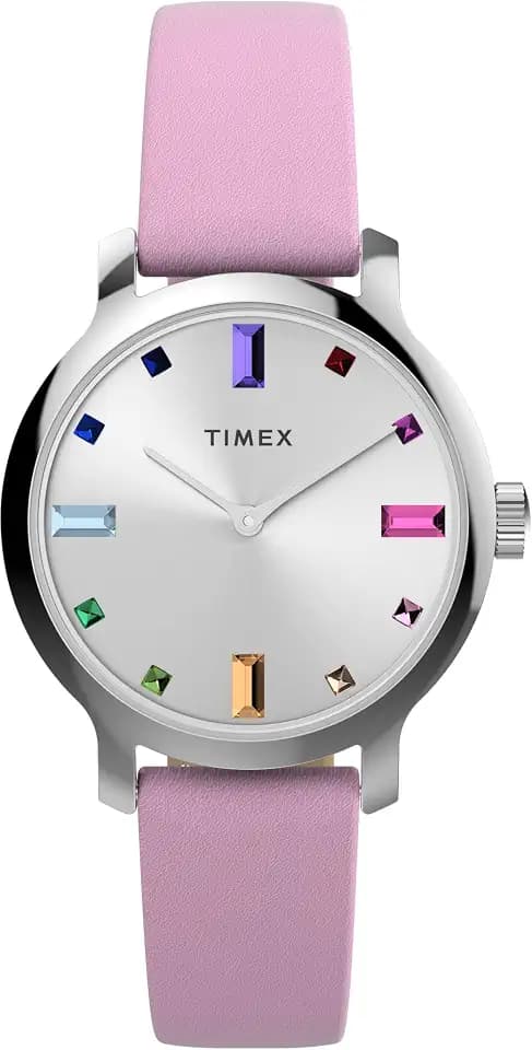 Timex Transcend 34mm Women’s Analog Watch | Stylish Modern Design