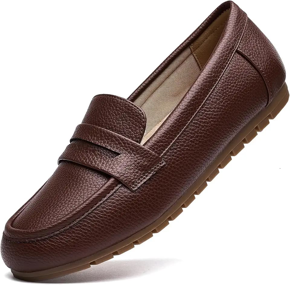Loafers for Women Comfortable Business Casual Shoes Womens Dressy Slip On Office Work Flats Shoes