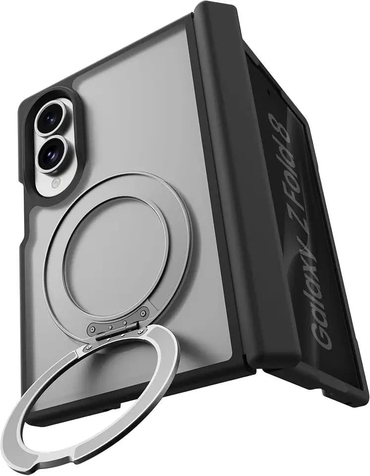 Hinge Stand Case for Galaxy Z Fold 8, Black