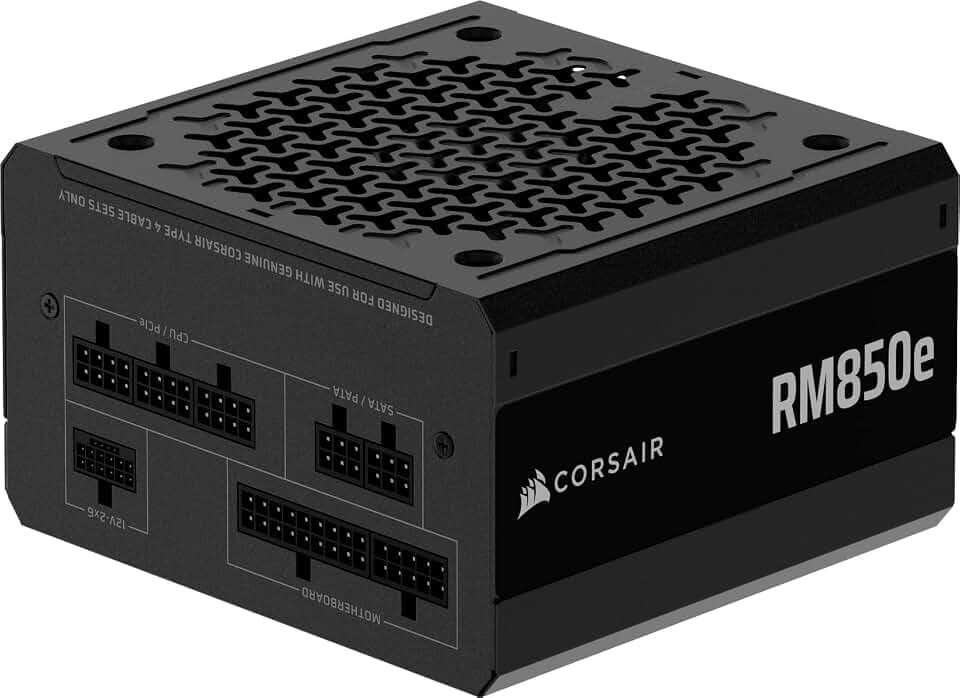 CORSAIR RM850e (2025) ATX-Netzteil mit 12V-2x6 Kable – Schwarz
