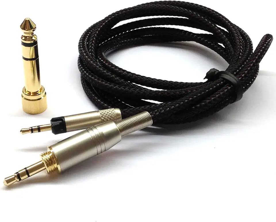 NewFantasia Replacement Audio Upgrade Cable Compatible with Sennheiser HD598, HD598Cs, HD560s, HD598SE, HD620S, HD400PRO, HD599, HD569, HD579, HD505 Headphones 3meters/9.9feet