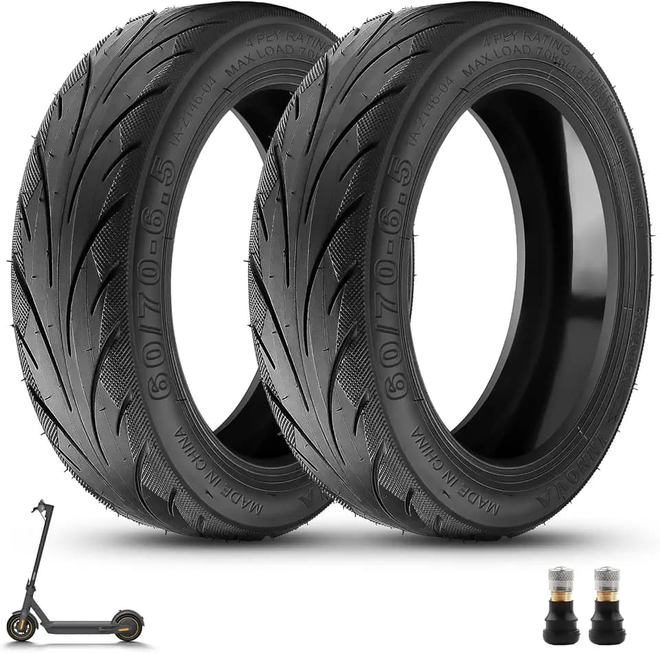 60/70-6.5 Reifen Tubeless Kompatibel mit Ninebot Max G30 Reifen，2Stk