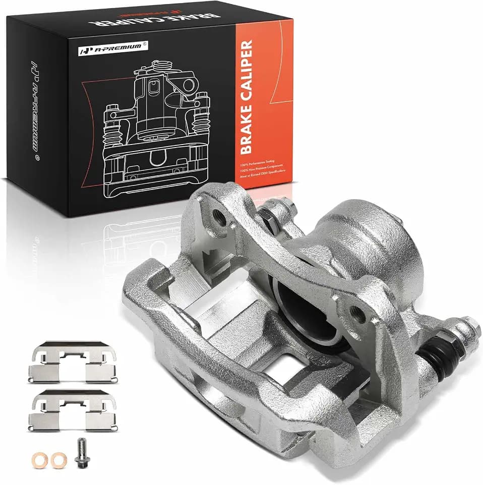 A-Premium Front Right Passenger Disc Brake Caliper with Bracket