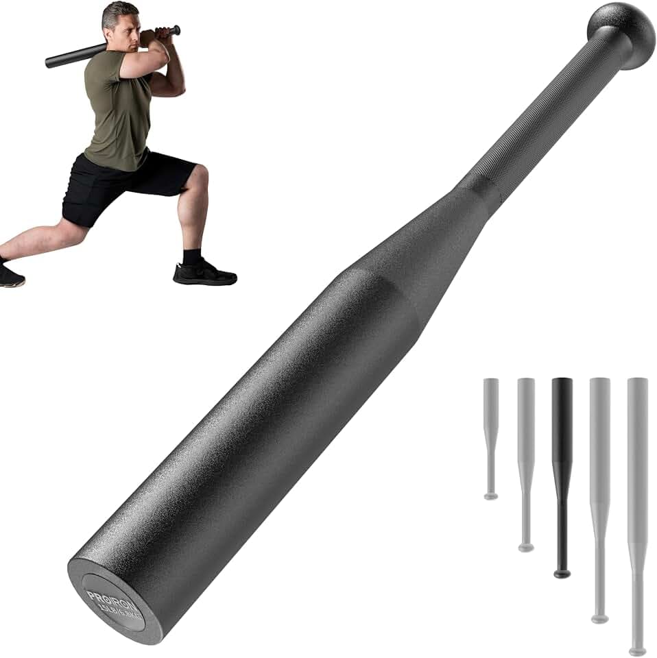 PROIRON Indian Club-Bell | Schwung-Keule für effektives Ganzkörper-Workout | In 5 verschiedenen Gewichtsvarianten erhältlich: 5-26lb | Stahl