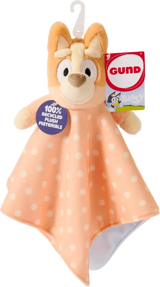 GUND Bluey Bingo 13-Inch Plush Lovey with Stuffed Animal, Ages 0+
