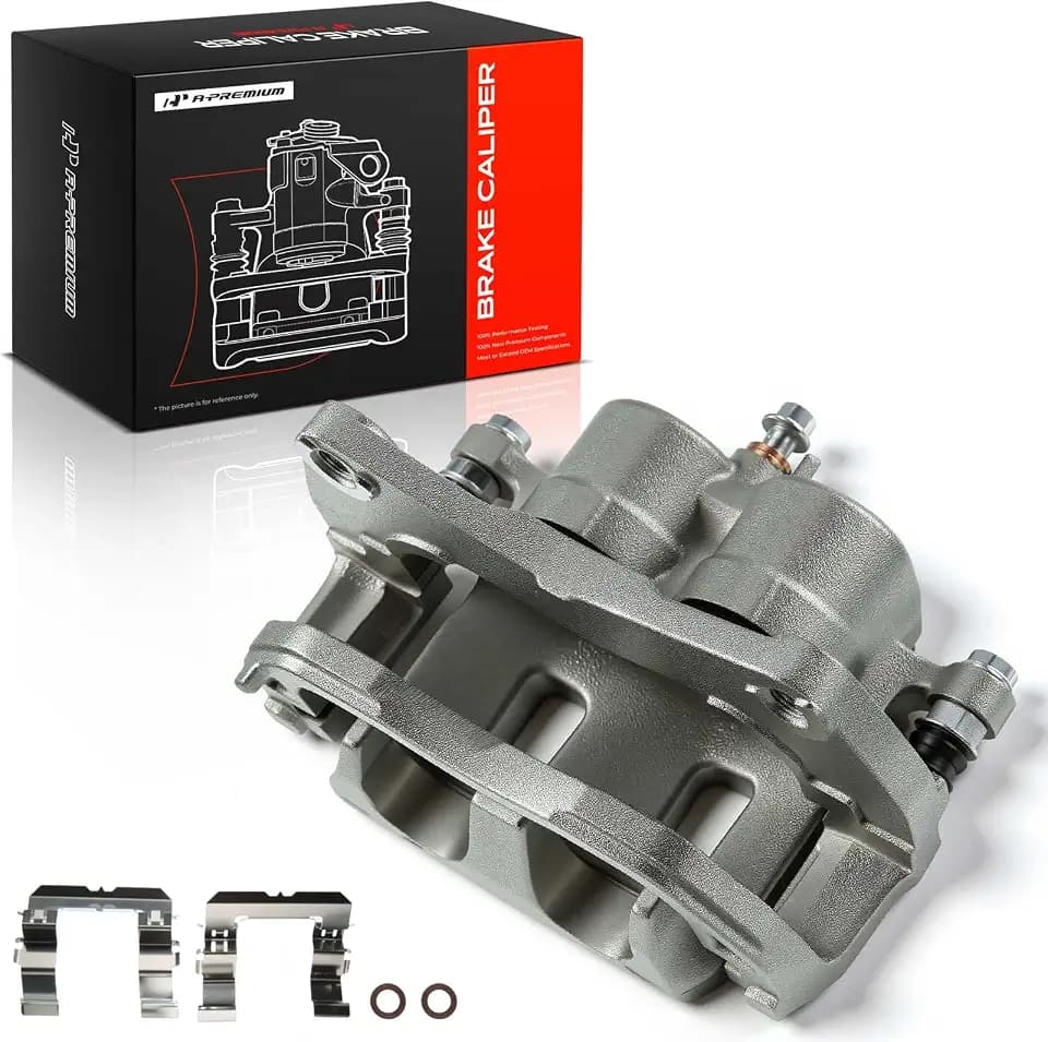 A-Premium Front Left Driver Disc Brake Caliper with Bracket