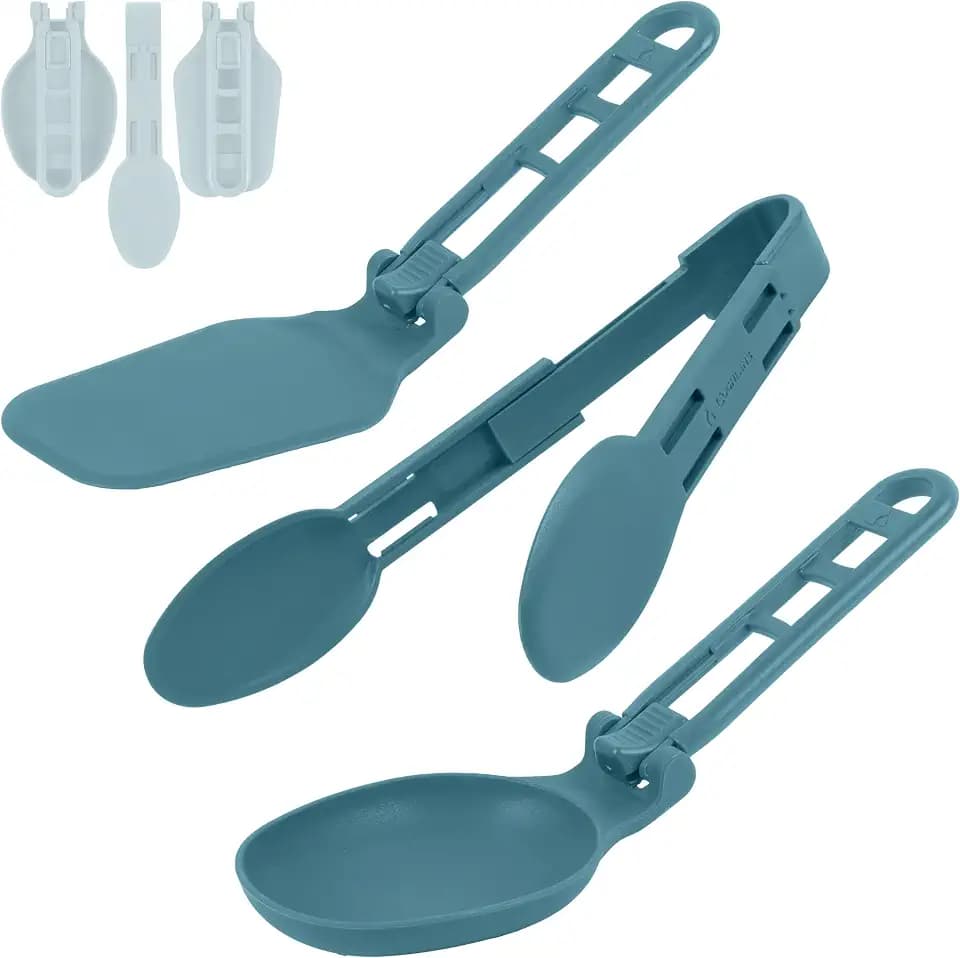 Coghlan’s Folding Camping Cooking Utensils – Compact, Lightweight Spoon, Spatula & Utensil Set – Heat‑Resistant, Durable Nylon Gear for Outdoor Cooking, Hiking & Travel