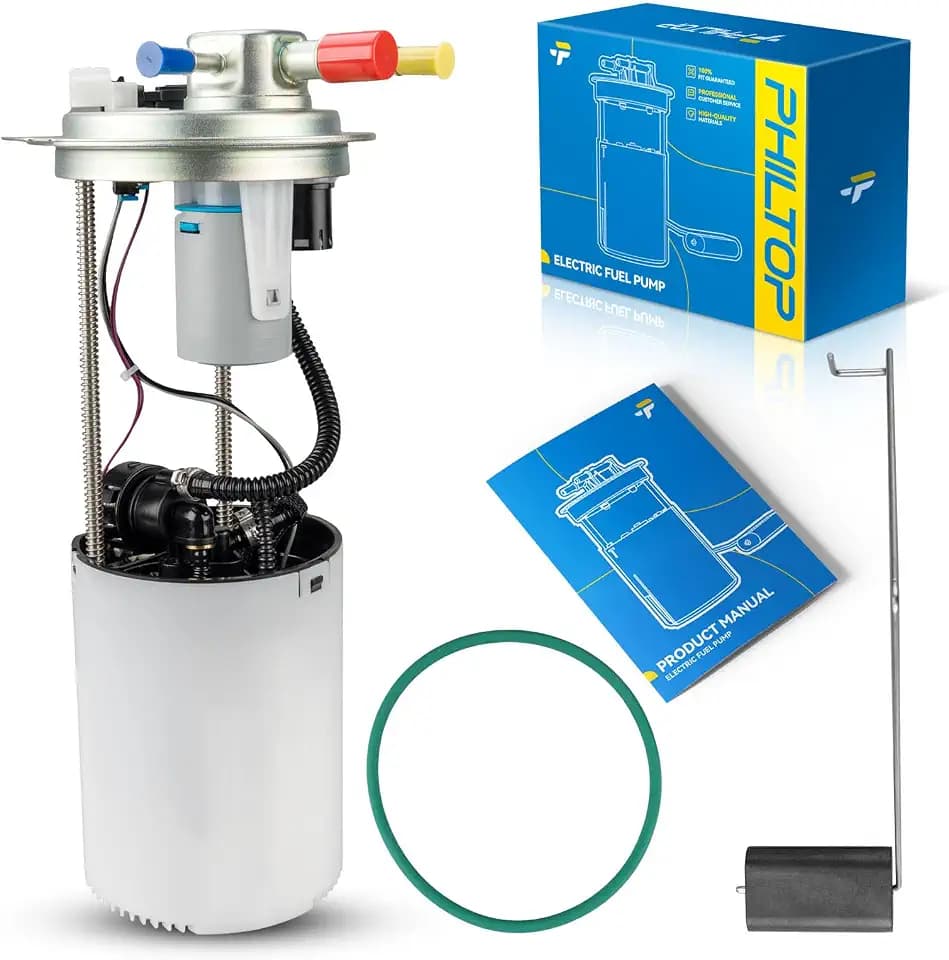 PHILTOP FG0383 Electric Fuel Pump Assembly with Sending Unit, Fits Silverado/Sierra 1500 2500 3500, Replaces E3609M E3831M EFG0383 M10104
