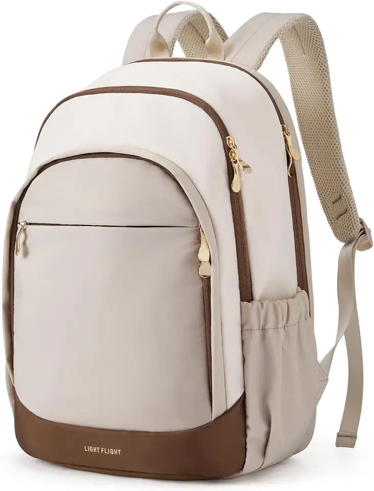 LIGHT FLIGHT Travel Backpack for Women, 15.6 inch Laptop Daypack