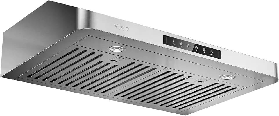 VIKIO HOME 30 Inch Under Cabinet Range Hood, 980CFM Fast Venting Ducted