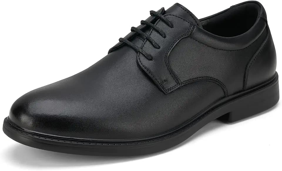 HEEZ Mens Dress Shoes Oxford Shoes for Men Split Leather Business Shoes