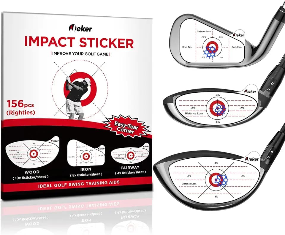 Golf Impact Tape for Iron, Wood and Fairway Clubs