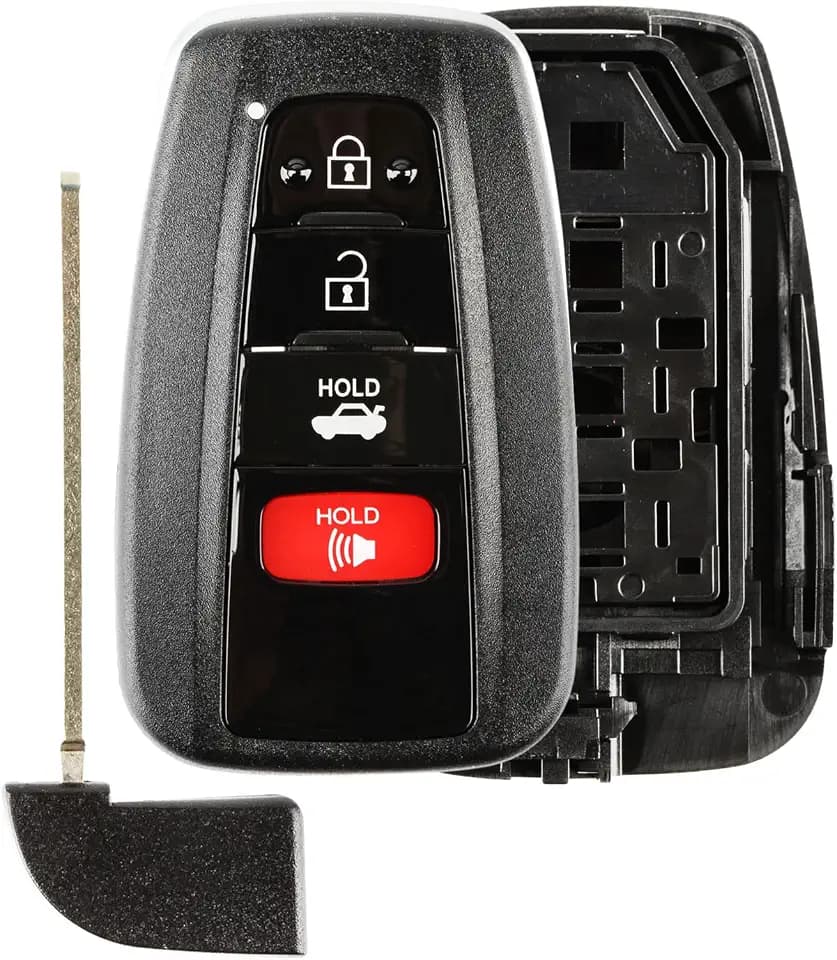 Remote Key Fob Cover Shell Case for 2018-2020 Toyota (HYQ14FBC)
