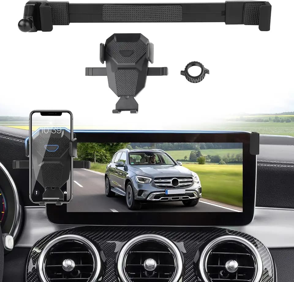 Sunsdrew Car Phone Holder for Mercedes-Benz GLC 2020-2022, 10.25" Screen