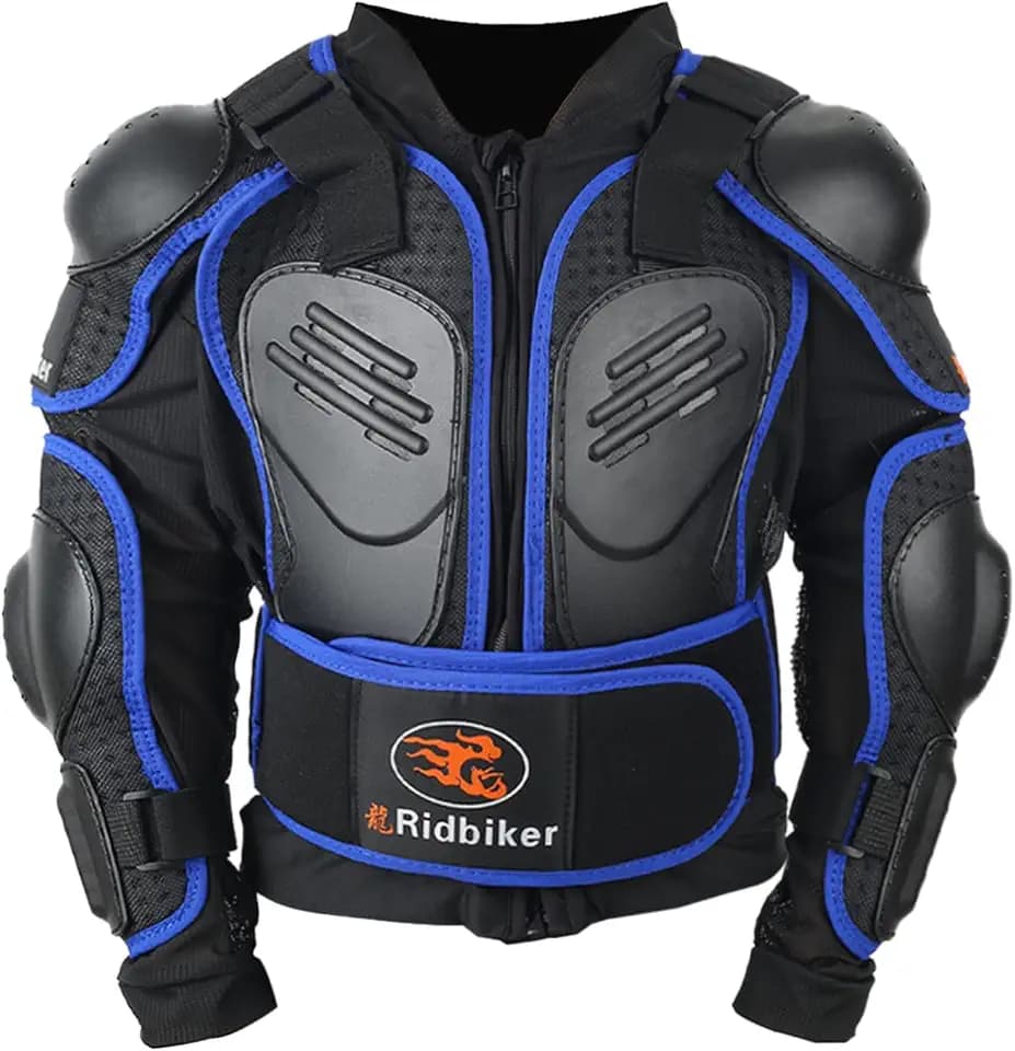 Motorcycle Chest Protector，Kids Dirt Bike Gear Motocross Jacket with Armor