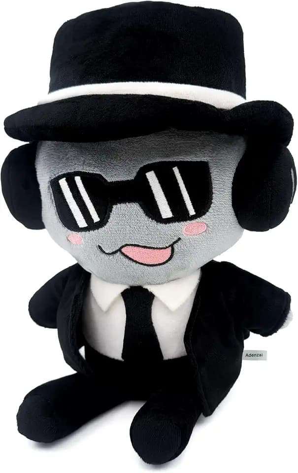Forsaken Black Plush Toy – Soft Black Character Plush Stuffed Animal, Cute Forsaken Game Collectible Plushie Gift for Kids and Gamers