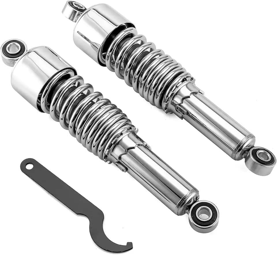 Mofun 13" Rear Shocks Lowering Kit Fit for Harley Touring 1980-2026 Chrome
