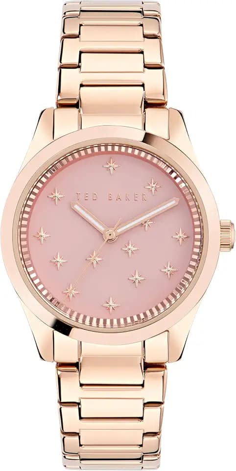 Ted Baker Ladies Rose Gold Stainless Steel Bracelet Watch
