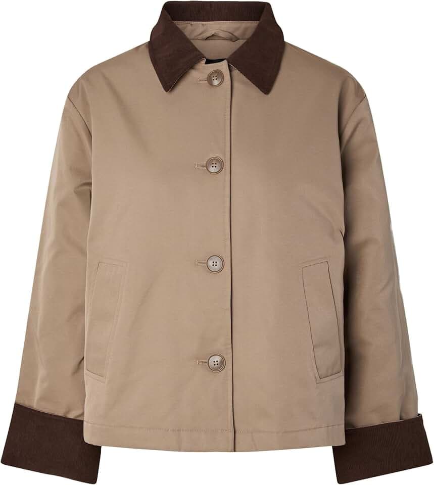 PIECES Damen Pcjorma Short Corduroy Jacket Pcjorma Short Corduroy Jacket (1er Pack)