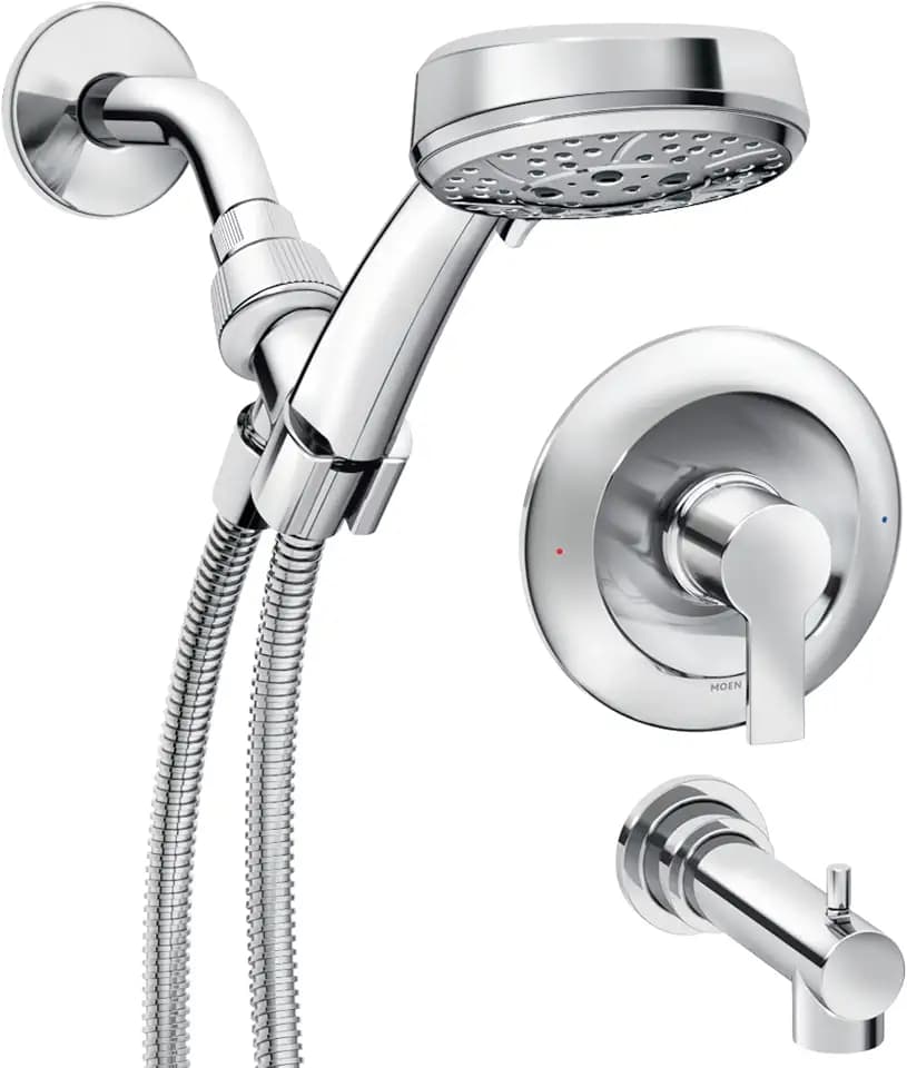 Moen 82618 Meena Tub & Shower Faucet w/Handshower, Chrome