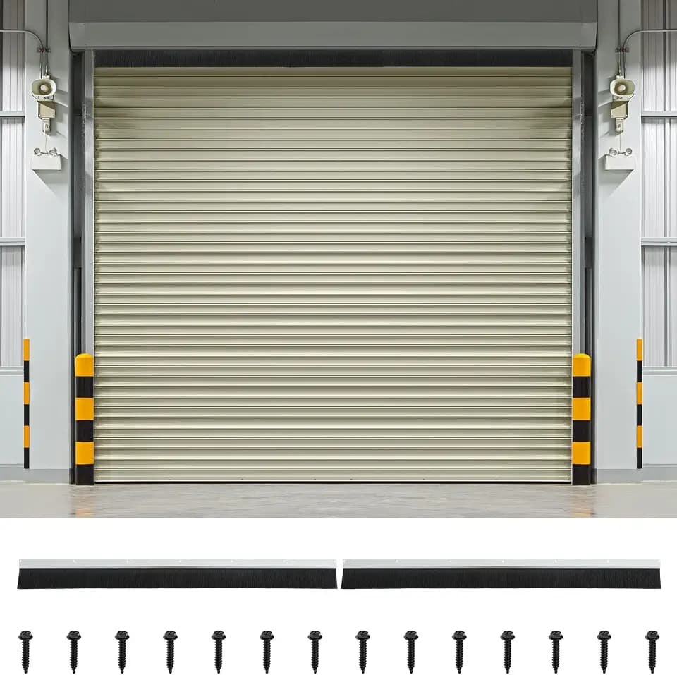 DoubleFill 8ft Roll up Garage Brush Seal for Top