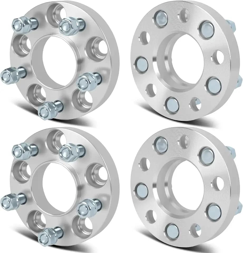 SCITOO 4Pcs Wheel Spacers 1" 5x115 Bore 70.3mm Stud 12x1.5 for Chevy Impala