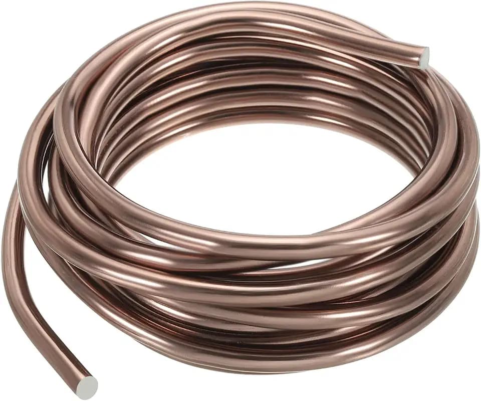 PATIKIL Bonsai Training Wire 6mm x 10.5ft Anodized Aluminum Brown