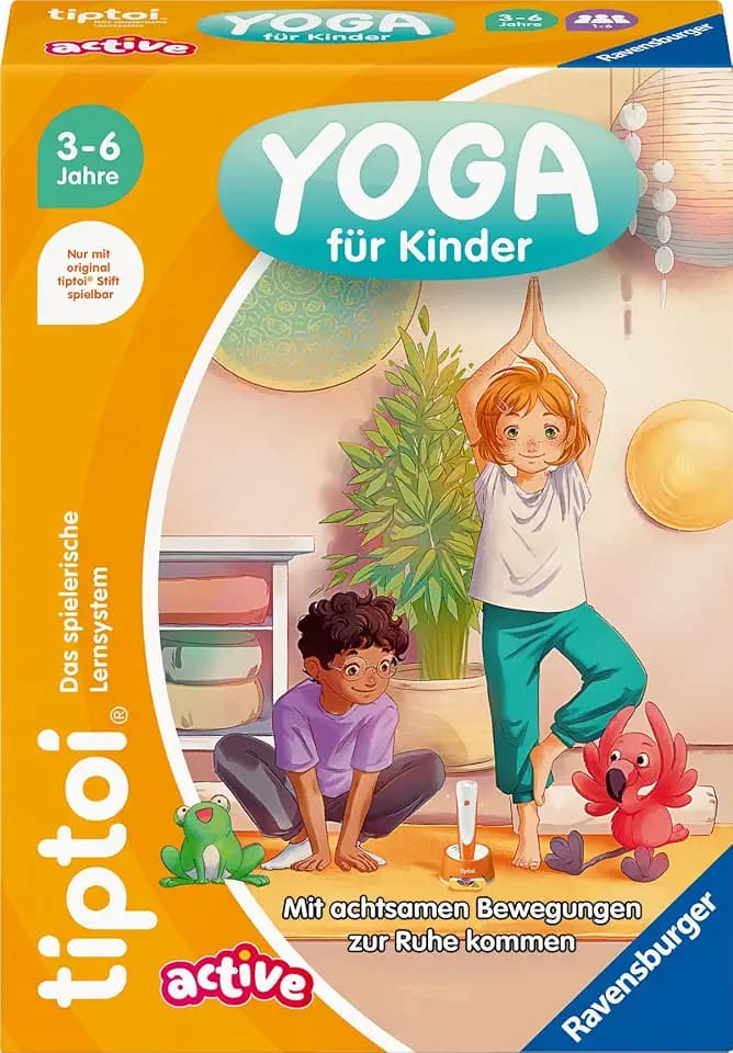 Ravensburger tiptoi Active Yoga für Kinder - Lernspiel ab 3 Jahre