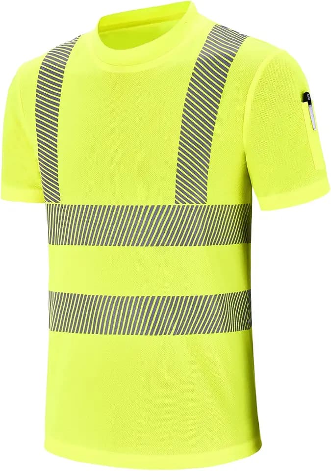 Warnschutz T-Shirt Langarm Warnschutzshirt Warnshirt gelb sicherheits Tshirt Warnschutz Arbeitskleidung Baustelle warn Shirt orange