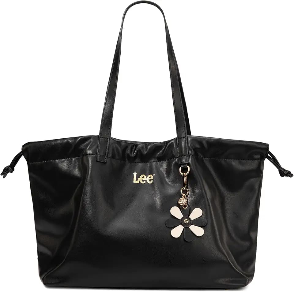 Lee Leather Tote Bag for Women Daily Shoulder Bag Big Capacity Handbag