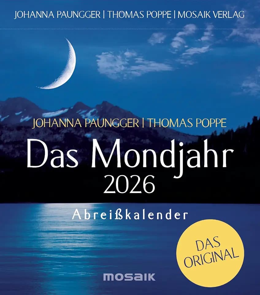 Das Mondjahr 2026 - Abreißkalender: Das Original