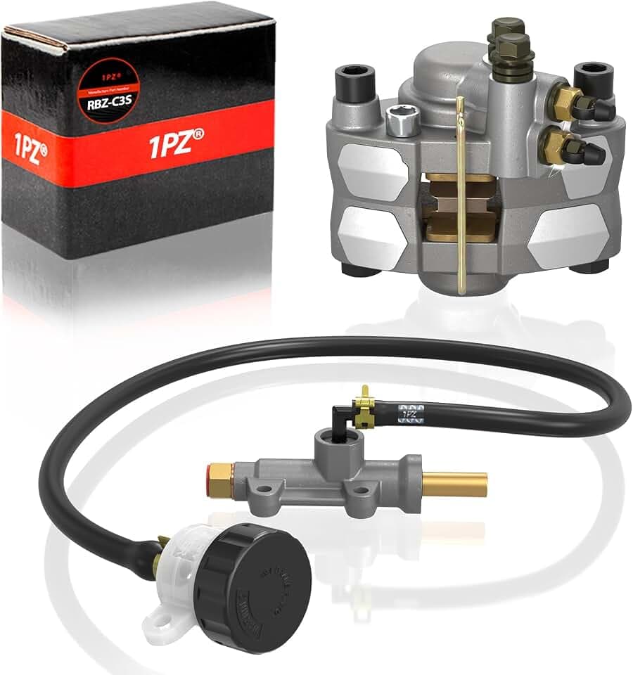 1PZ Rear Brake Caliper & Master Cylinder for Polaris Scrambler 400 500