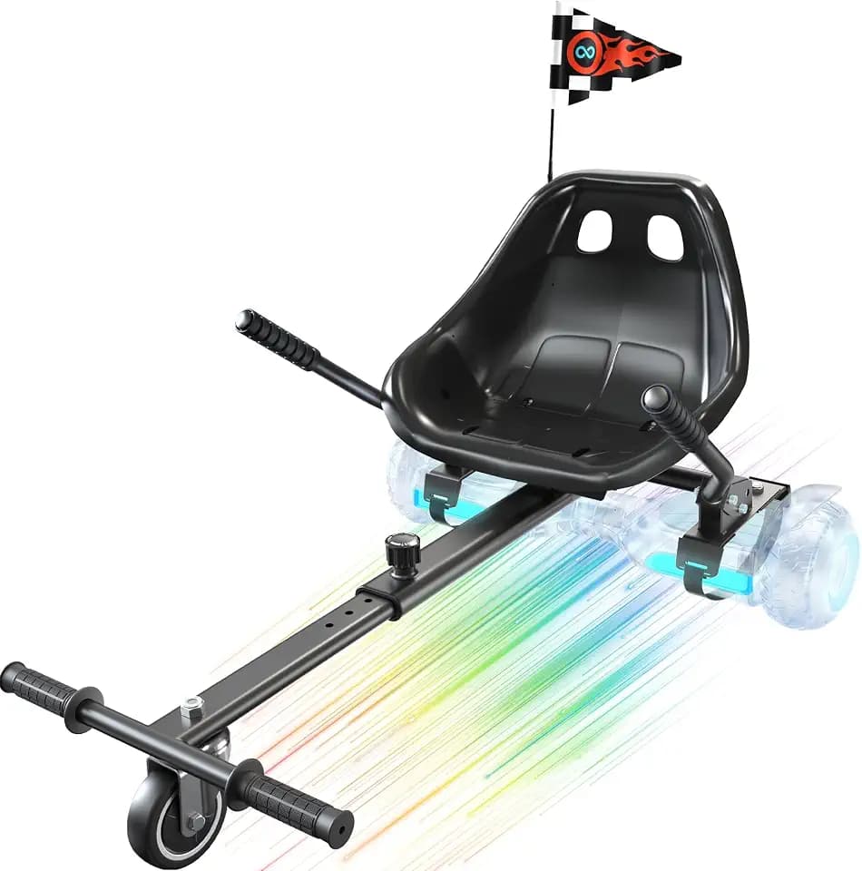 Awwscooter Hoverboard Seat Attachment for Go-Kart