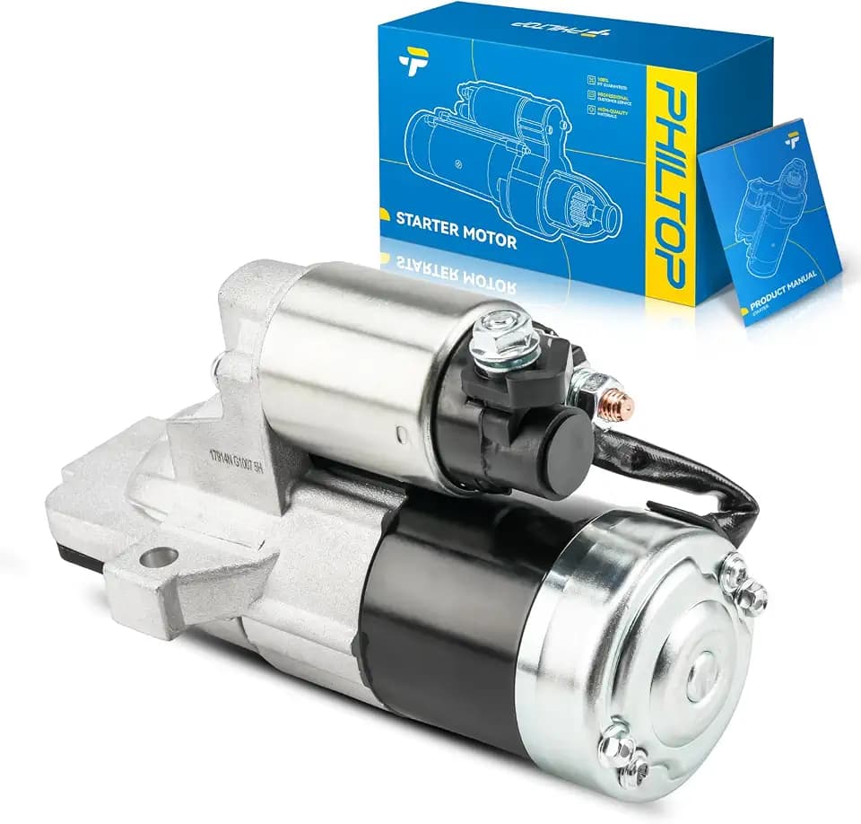 PHILTOP New Starter Motor Replacement for 2004-2009 Mazda 3 2.3L, 2006-2007 Mazda 6 Turbocharged, 2006-2010 Mazda 5, 2007-2009 CX-7 17914N 12V 1.4KW 11-Teeth CW