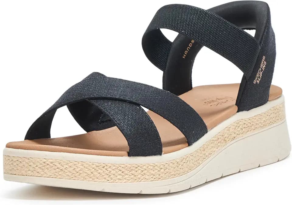 Skechers Women's Bobs Sun Ray - Bright Take Hands Free Slip-ins