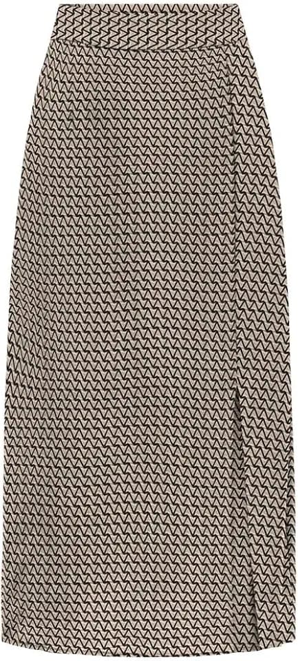 ONLY Damen Onlnova Life Elite Piper Slit Skirt AOP Rock (1er Pack)