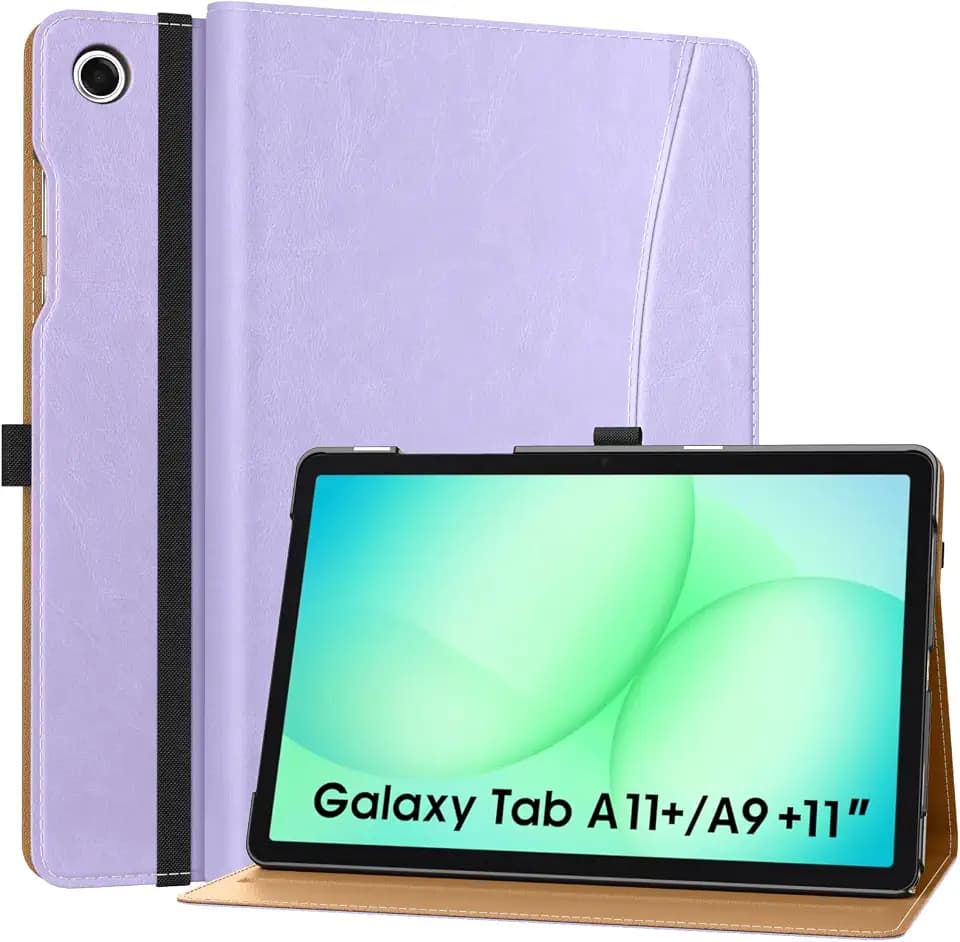 MoKo Hülle für Samsung Galaxy Tab A11+ /A9+ Plus 11 Zoll, Hell Lila